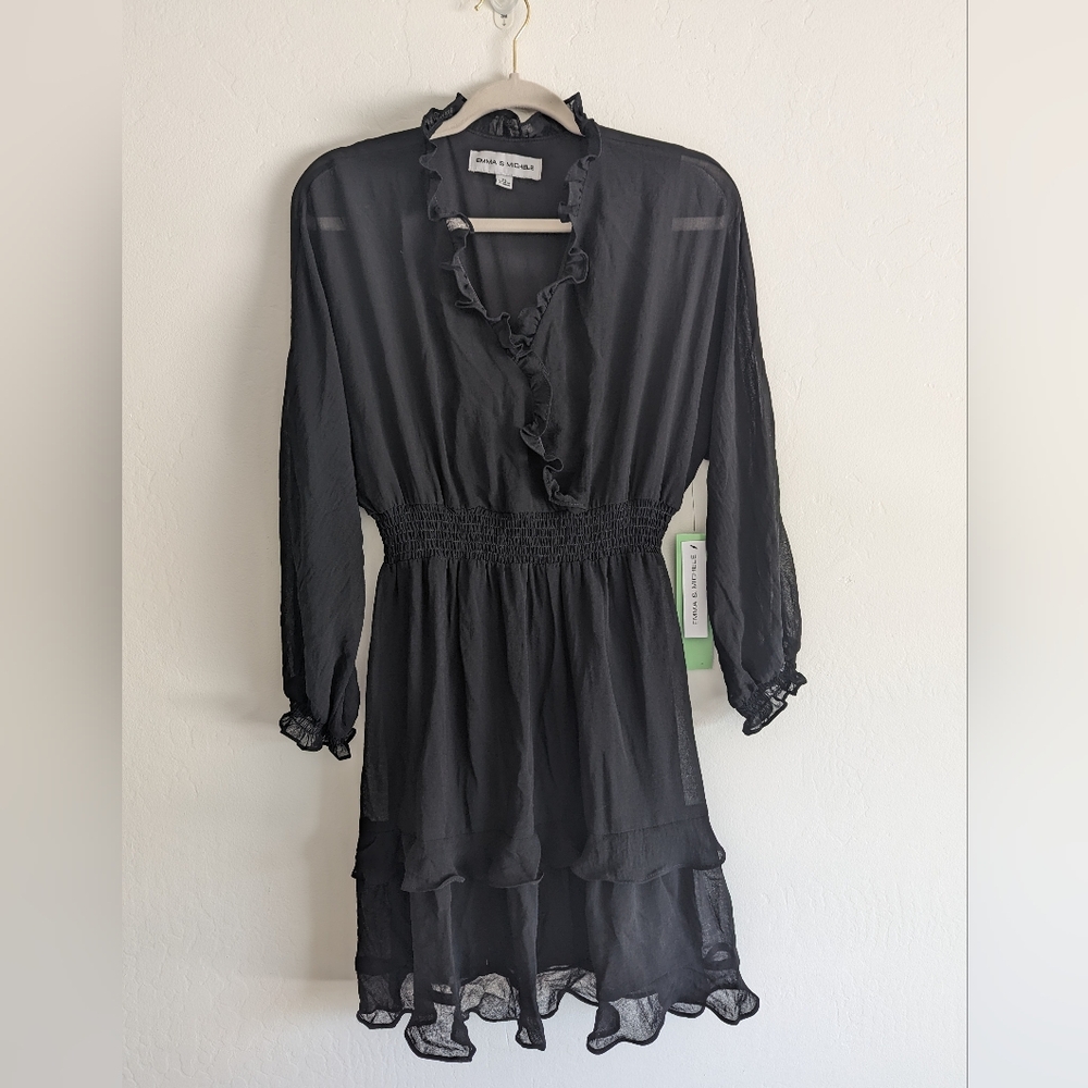 Black Ruffle Dress